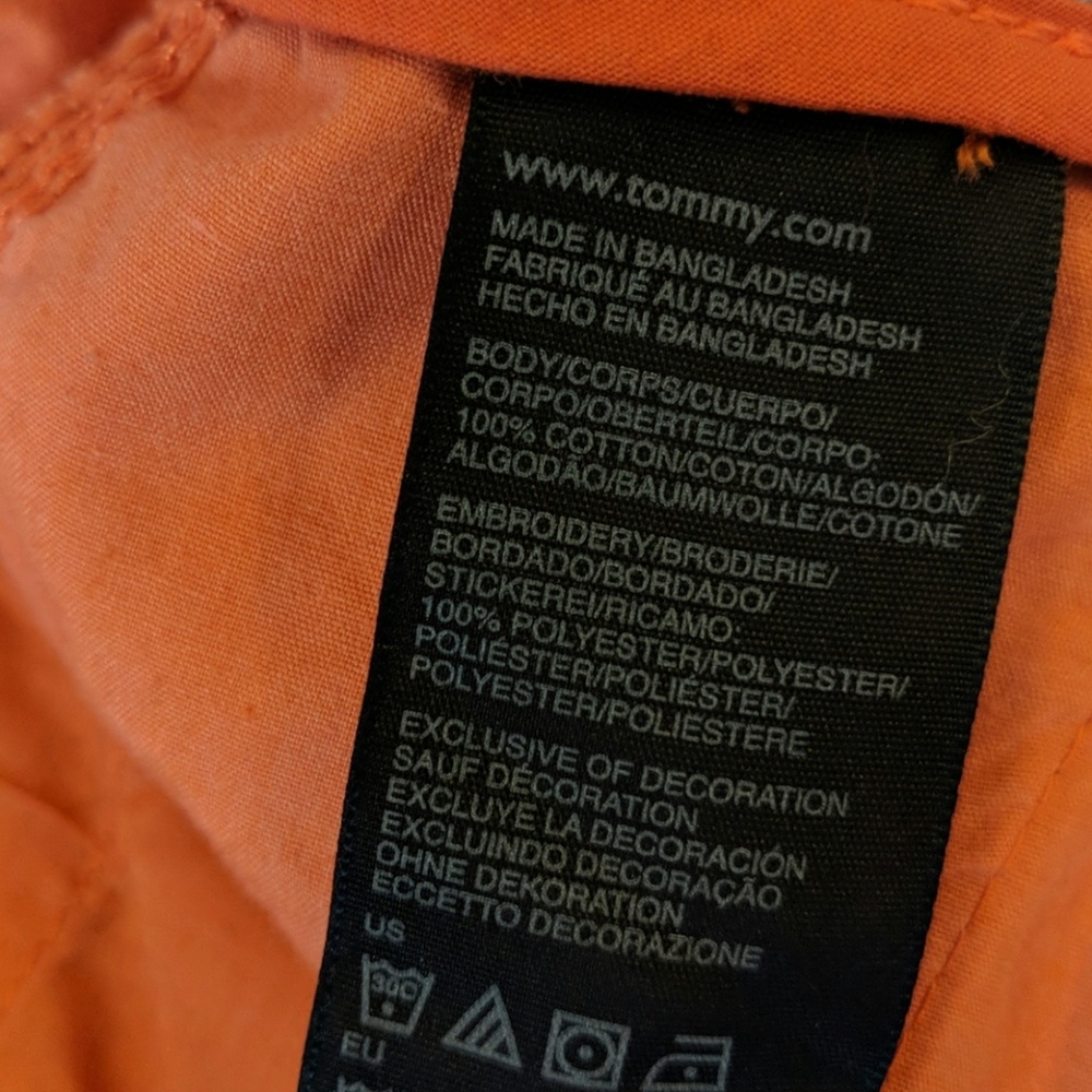 Tommy Hilfiger orange pants sz 6 - Picture 5 of 8